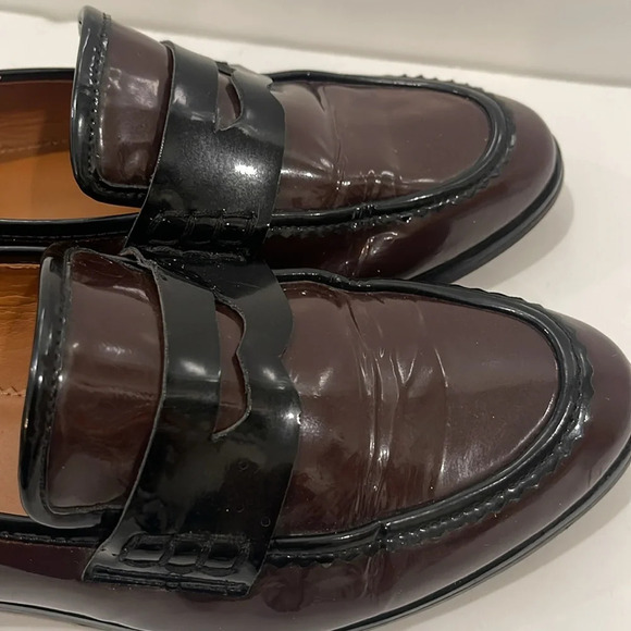 SARTO by Franco Sarto 'Jolette' Penny Loafer size 8.5 shiny patent leather - Picture 4 of 12